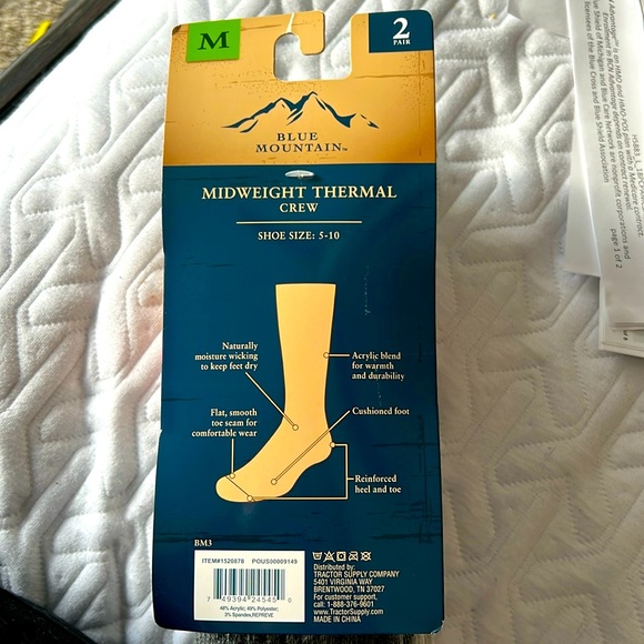 Blue mountain thermal socks - Picture 4 of 4